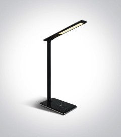 Lampada LED da Tavolo - Ricaricabile - Quattro Temperature di Colore Selezionabili - Colore Nero 