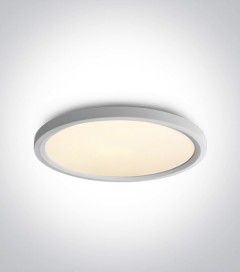 Plafoniera LED Tonda - Colore Bianco - 40W - Bianco Naturale 