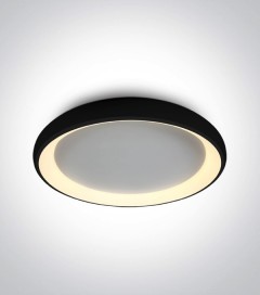 Plafoniera LED con luce LED ad anello - Colore Bianco - 38W - Bianco Caldo 