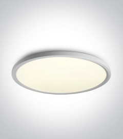 Plafoniera LED Tonda - Colore Bianco - 60W - Bianco Caldo 