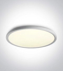 Plafoniera LED Tonda - Colore Bianco - 60W - Bianco Naturale 