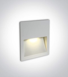 Segnapasso LED da incasso per esterno - 4W - Bianco - Bianco Caldo - IP65