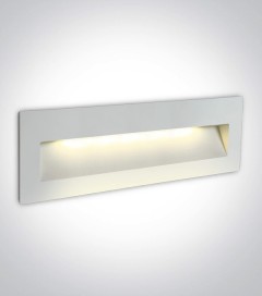 Segnapasso LED da incasso per esterno - 7W - Bianco - Bianco Caldo - IP65