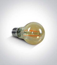 Lampadina LED  E27 6,5W Globe - Luce Ambra