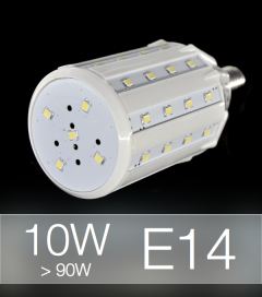 Lampadina LED CORN 10W E14 (90W) -  Bianco Naturale