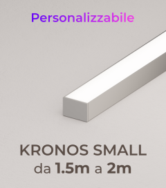 Lampada LED completa KRONOS SMALL da Soffitto o a Sospensione - Da 150cm a 200cm - Personalizzabile - Dimmerabile
