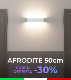 SUPER OFFERTA! Lampada LED da parete Afrodite - Doppia Emissione di Luce - Alimentatore incluso - 50cm - 15W 