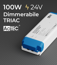 Alimentatore ACTEC DIM24-100 24V Dimmerabile Taglio di fase - 100W
