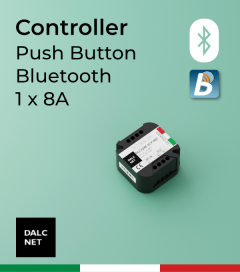 Dimmer DALCNET DLB1248-1CV-BLE controllo a pulsante e Smartphone