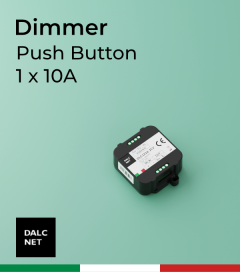 Dimmer DALCNET DLC1224-1CV - 12V/24V  versione Push Button