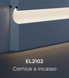 Cornice per LED da Esterno ELENI LIGHTING EL2102 - Taglio di Luce ad Incasso