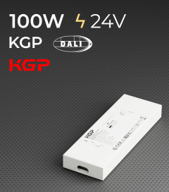 Alimentatore KGP Serie FV Flat - FV100W24CG2-DALI - 24V - 100W - Versione DALI 2 e PUSH AC