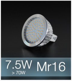 Faretto LED MR16 7.5W (70W) - Bianco FREDDO