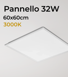 Pannello LED 60x60 - Opple S-E4 SQ595-32W-830 - 32W - Bianco Caldo 3000K