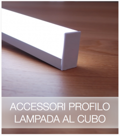 Accessori per Profilo in Alluminio Lineare Lampada al Cubo