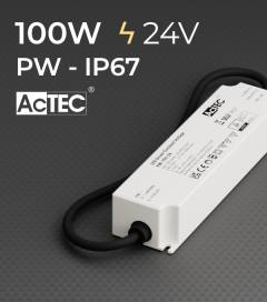 Alimentatore AcTEC PW-100 24V 100W  Resistente all'acqua