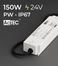 Alimentatore AcTEC PW-150 24V 150W  Resistente all'acqua