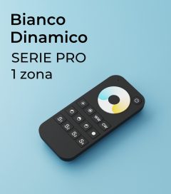 Controller Telecomando Bianco Dinamico PRO a 1 Zona + Centraline