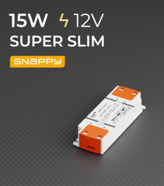 Alimentatore SUPER SLIM SNAPPY SNP15-12VF-1 - 15W - 12V