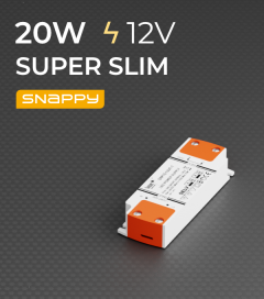 Alimentatore SUPER SLIM SNAPPY SNP20-12VF-E - 20W - 12V
