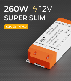 Alimentatore SUPER SLIM SNAPPY SNP320-12VL- 260W -12V