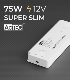 Alimentatore ACTEC ULTRATHIN - 12V - 75W 