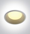 Faretto LED da Incasso recesso Bianco - 9W - Bianco Caldo 3000K