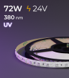 Striscia LED "PRO" - 5 Metri - 72W - UV- 380 nm 