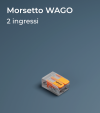 Morsetto WAGO 221-412 a due slot - Collegamenti in parallelo