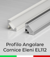 Profilo in Alluminio angolare a 45° Design Classic - per Cornice Eleni EL112
