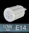 Lampadina LED CORN 10W E14 (90W) -  Bianco Freddo