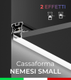 Cassaforma da Incasso "Nemesi Small"  e Profilo in alluminio Ares con Clip di fissaggio 