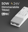 Alimentatore ACTEC DIM24-50 24V Dimmerabile Taglio di fase - 50W