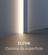 Cornice per LED da Esterno ELENI LIGHTING EL2106 - Lesena Piccola a Muro