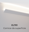 Cornice per LED ELENI LIGHTING EL701 - Vela Convessa per Parete