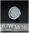Faretto LED MR16 6.7W (60W) - Bianco NATURALE