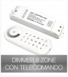Dimmer telecomando touch a 8 zone + centraline
