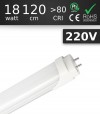 Tubo LED T8 1200mm 18W Chip SMD2835 - Bianco NATURALE