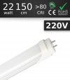 Tubo LED T8 1500mm 22W Chip SMD2835 - Bianco FREDDO