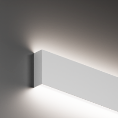 Profilo in Alluminio Da Parete Design Flat per Strisce LED